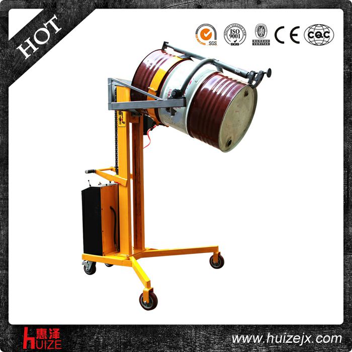 半電動(dòng)油桶車（直角腿，夾鐵桶翻轉(zhuǎn)）