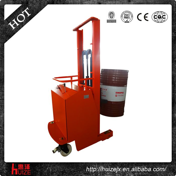 2半電動(dòng)配重油桶車（無底腿，只堆垛，不翻轉(zhuǎn)）