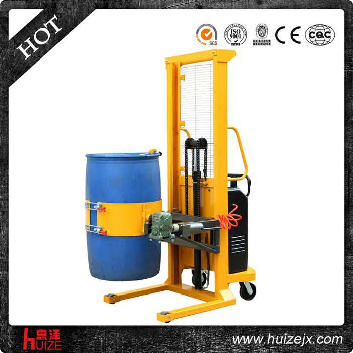 HZYL500A半電動(dòng)多功能油桶車（單門架，夾塑桶）
